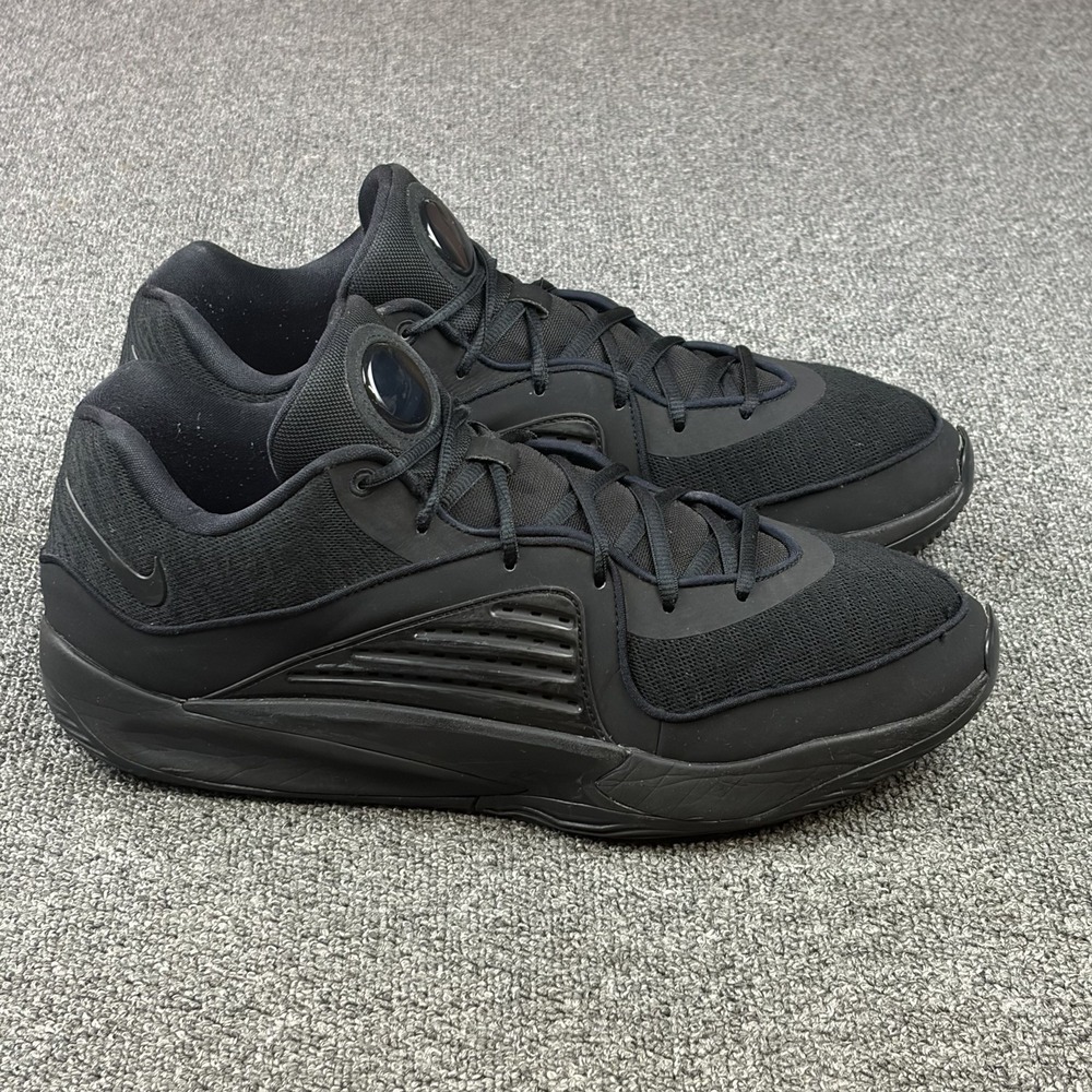 Nike KD 16 TB Promo Triple Black Basketball Shoes FN7091-002 Men's Size 15